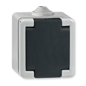 2751.1A Prikljucnica 2P ARMOR sa plast. telom NF stand. IP55
