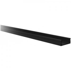Alu profil za LED traku  1m 8-10mm crni