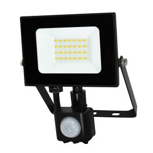 LED reflektor sa senzorom 20W 4000K crni