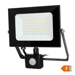 LED reflektor sa senzorom 50W 6500K IP65 crni