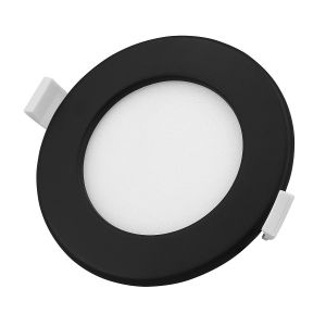LED panel 6W ugradni okrugli 3u1 2700-6500K crni