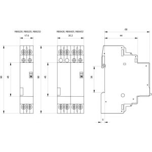 Bistabilna sklopka 2P  RBS225-20-24V AC