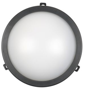 LED plafonjera okrugla 12W 4000K IP54 crna