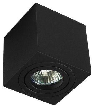Plafonska spot lampa kocka GU10 crna IP20