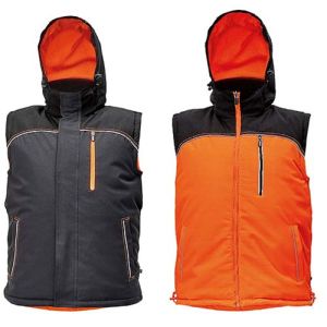 Knoxfield prsluk- radni zimski, sa 2 lica, za opštu upotrebu - NARANDŽASTA - 3XL