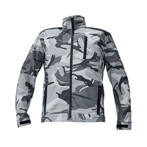 CRAMBE - MUŠKA MASKIRNA SOFTSHELL JAKNA - SVETLO SIVA - XXL