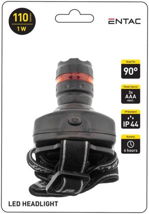 LED naglavna lampa sa fokusiranjem 1W IP44