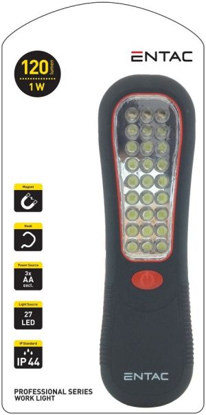 Radionička LED lampa 27 LED 1W IP44 crna