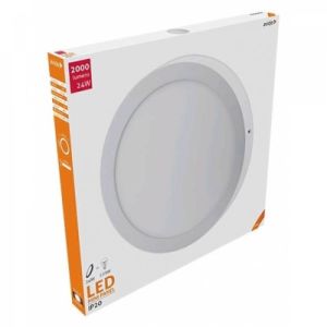 LED panel okrugli nadgradni  24W 4000K 2000lm alu