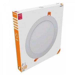 LED panel okrugli ugradni  24W 4000K 2000lm alu