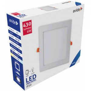 LED panel kvadratni ugradni  6W 6400K 430lm alu