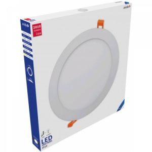 LED panel okrugli ugradni  24W 6400K 2010lm alu