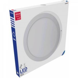 LED panel okrugli nadgradni  24W 6400K 2010lm alu