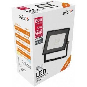 LED reflektor SMD 10W 4000K 800lm crni IP65