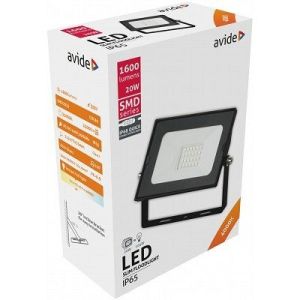 LED reflektor SMD 20W 4000K 1600lm IP65 crni