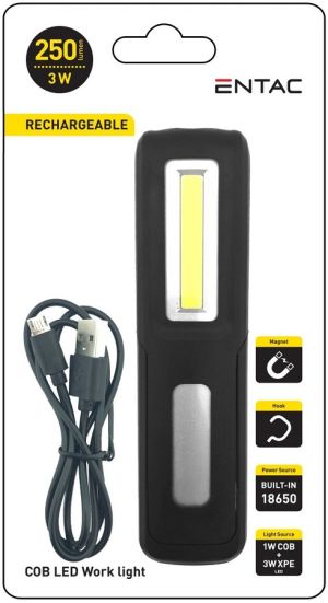 Radionička LED lampa 1W COB 3W XPE punjiva