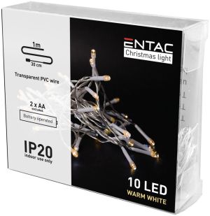 LED bozicni venac 10 3000K 1m IP20