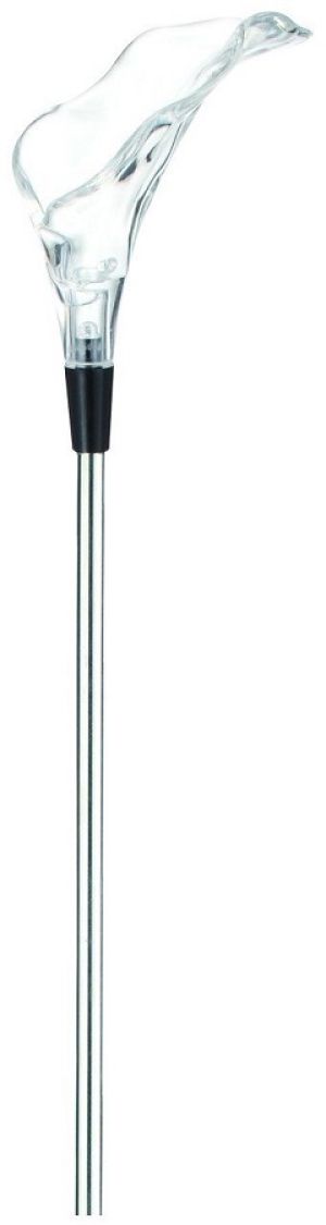 Baštenska solarna lampa 34cm IP44 čelična RGB