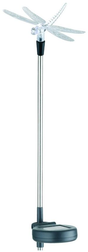 Baštenska solarna lampa 34cm IP44 nerđajući čelik