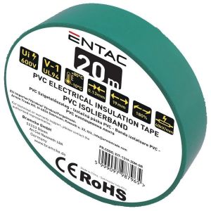 Izolaciona traka 20m 0.13 x 19mm zelena