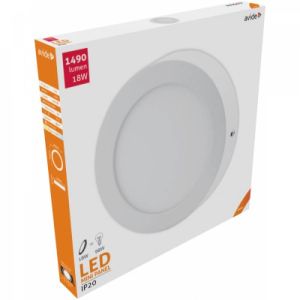 LED panel okrugli nadgradni  18W 4000K 1490lm alu