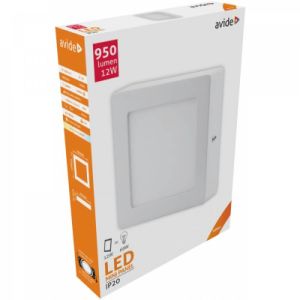 LED panel kvadratni nadgradni  12W 4000K 950lm alu