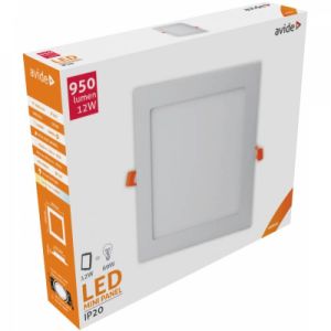 LED panel kvadratni ugradni  12W 4000K 950lm alu