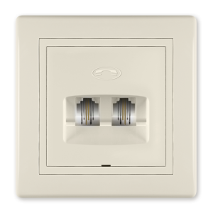 PRESTIGE uticnica telefonska 2 x6/2 krem (611.999)