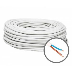Savitljivi kabl H03VVF 2x0.75mm2 beli