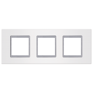 70132.0S Maska 3X2M horizontal bela sa silver n