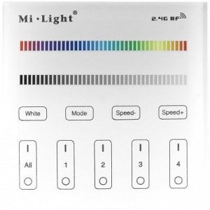 Zidni RGBW kontroler za LED traku 12V 4 zone AC180-240V