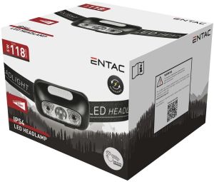 LED naglavna lampa 5W 700mAh crna IP54