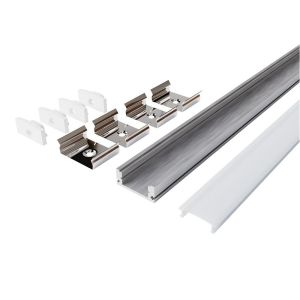 Aluminijumski profil za LED traku 17,4x7mm nadgradni 1m
