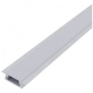 Alu profil U 15.2x7.8mm 2m ugradni beli difuzor