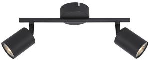 Plafonska lampa Debra 2xGU10 crna IP20