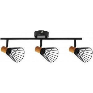 Plafonska spot lampa Luna 3xE14 crna