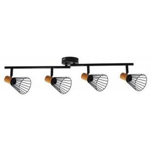 Plafonska spot lampa Luna 4xE14 crna