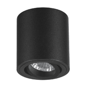 Plafonska lampa valjak okretna GU10 84mm crna