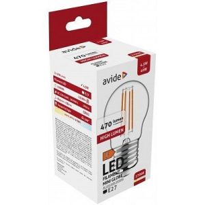 LED filament mini lopta sijalica 4.5W E27 2700K