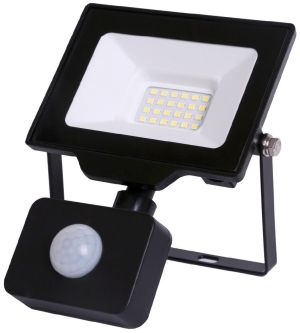 LED reflektor SMD 30W 6400K IP44 sa senzorom crni