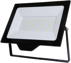 LED reflektor SMD slim 100W 4000K 10000lm IP65 crni