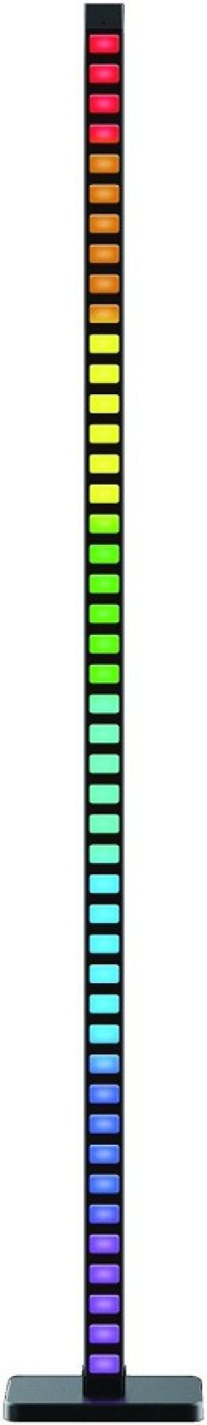 LED podna lampa RGB 10W senzor muzike crna