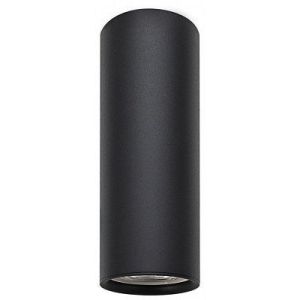 Plafonska lampa valjak GU10 100mm crna IP20