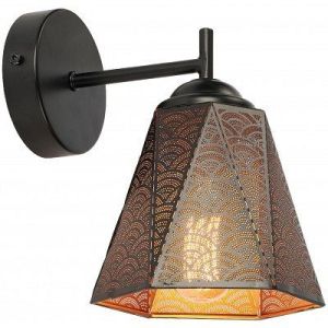 Zidna lampa Hannah 1xE27 crna IP20