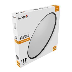 LED plafonjera Avide Olivia Black 22W fi380