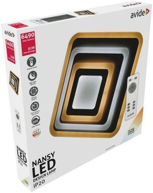 LED plafonjera dekor Avide Nansy 82W RF daljinski