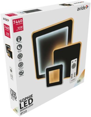 LED plafonjera Oyster Sophie 93W 485mm daljinski