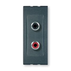 MODE Priklj.audio/video BNC/BN C 1M antracit 6628.A