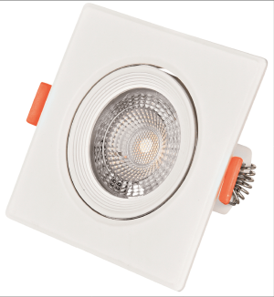 LED ugradna kvadratna spot lampa 7W 3000K bela