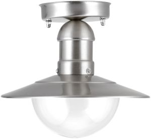 Plafonski fenjer Imperial 1xE27 IP44 saten nikel